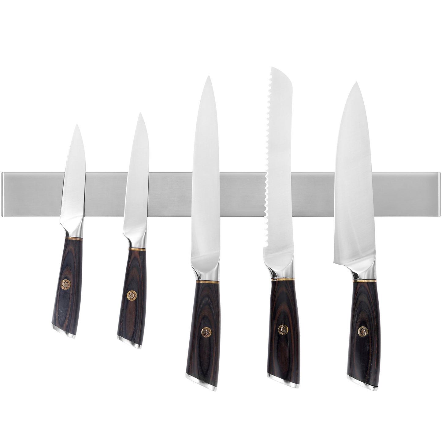 18 Inch Magnetic Knife Strip, Magnetic Knife Holder, 18/10 Stainless Steel Knife Rack, Magnetic Knife Bar, Kitchen Utensil Holder, Easy Installation